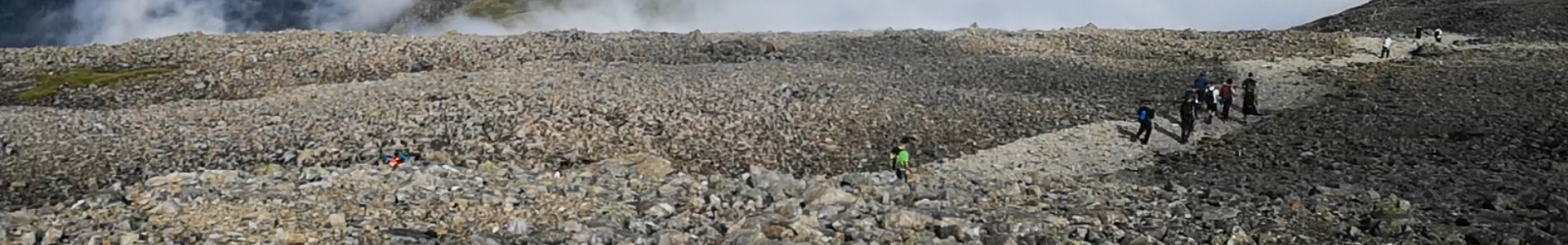 Walkers on Ben Nevis