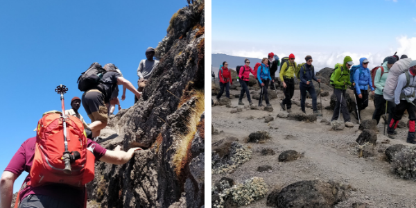 Climbing kilimanjaro