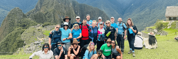 Group photo on the Inca Trail Trek